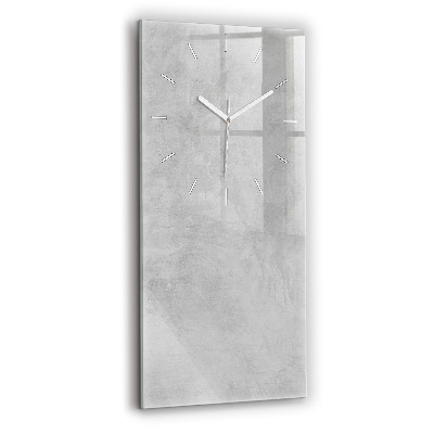 Modern vertical wall clock Stone wall