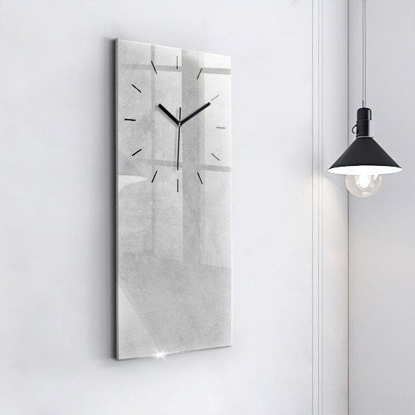 Modern vertical wall clock Stone wall