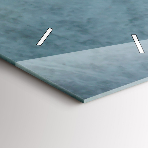 Modern vertical wall clock A cup of coffee