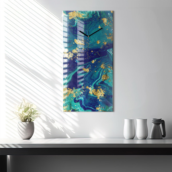 Modern vertical wall clock Modern abstraction