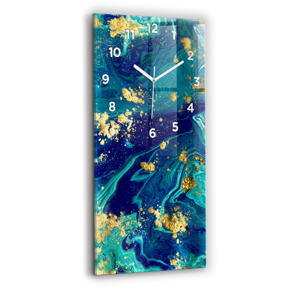 Modern vertical wall clock Modern abstraction