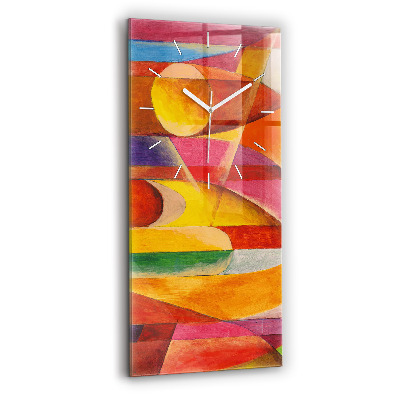 Modern vertical wall clock Art Decoration Abstraction