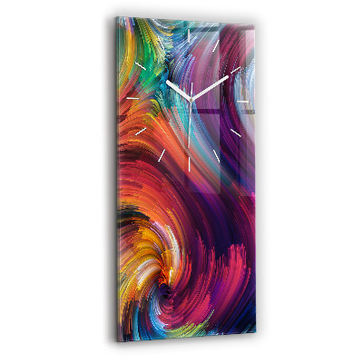 Modern vertical wall clock Abstraction hall