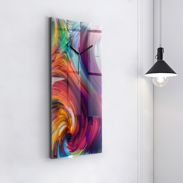 Modern vertical wall clock Abstraction hall