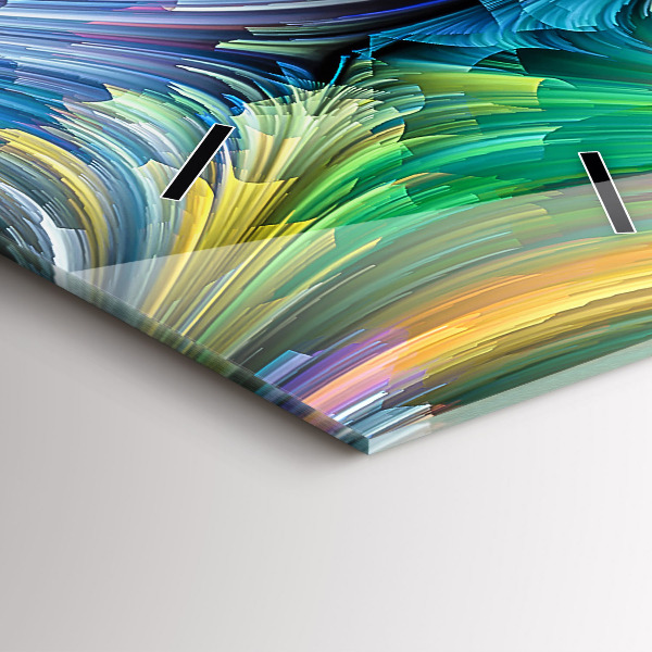 Modern vertical wall clock Abstraction hall