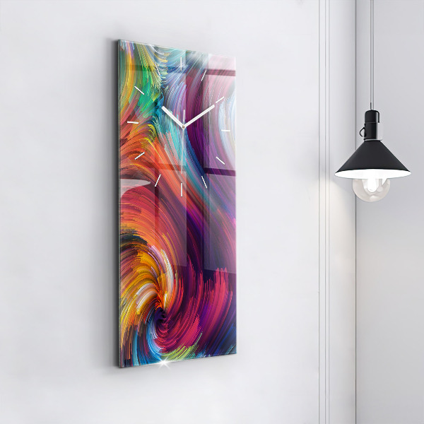 Modern vertical wall clock Abstraction hall