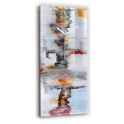 Modern vertical wall clock Abstraction
