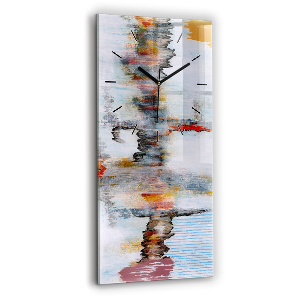 Modern vertical wall clock Abstraction