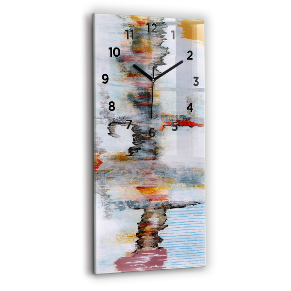 Modern vertical wall clock Abstraction