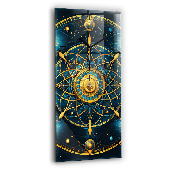 Modern vertical wall clock Horoscope clock