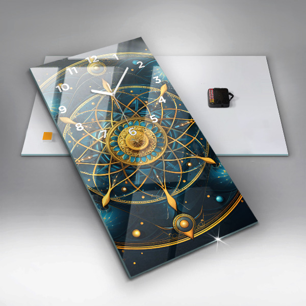 Modern vertical wall clock Horoscope clock