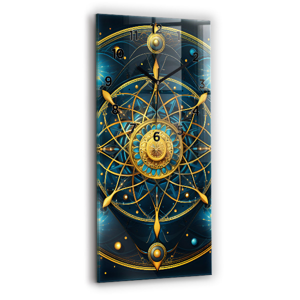 Modern vertical wall clock Horoscope clock