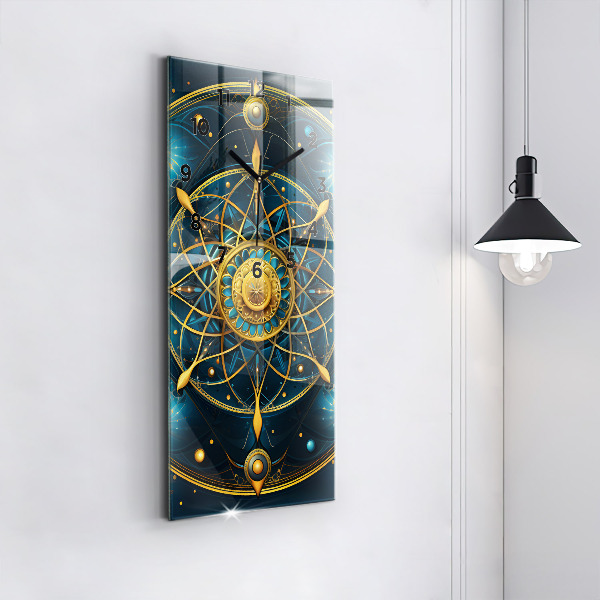 Modern vertical wall clock Horoscope clock