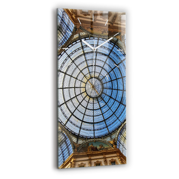 Modern vertical wall clock Shopping mall in Milan