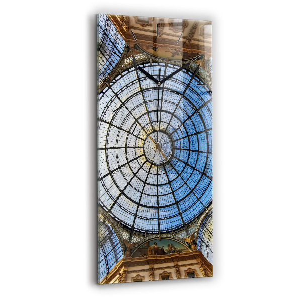 Modern vertical wall clock Shopping mall in Milan