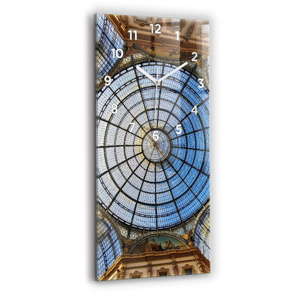 Modern vertical wall clock Shopping mall in Milan