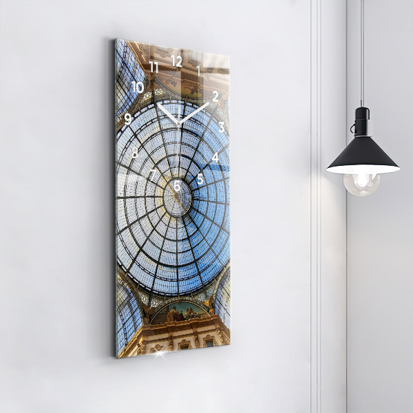 Modern vertical wall clock Shopping mall in Milan