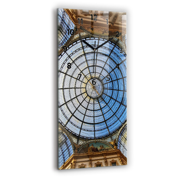 Modern vertical wall clock Shopping mall in Milan