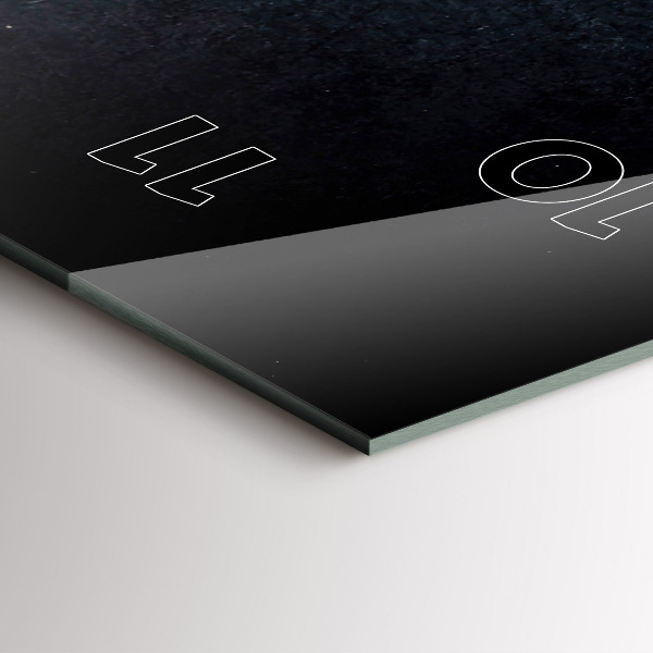 Modern vertical wall clock Vegetables