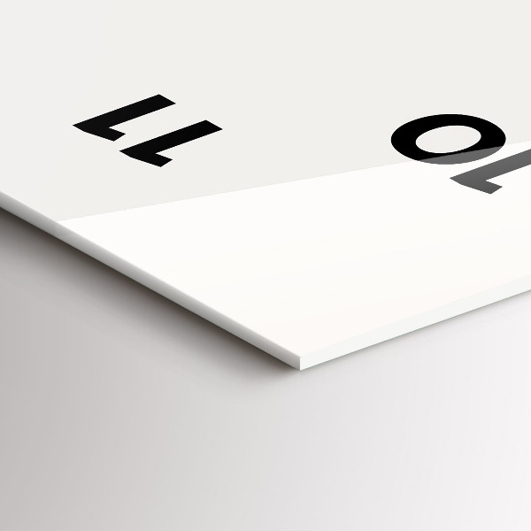 Modern vertical wall clock Jazz in New York