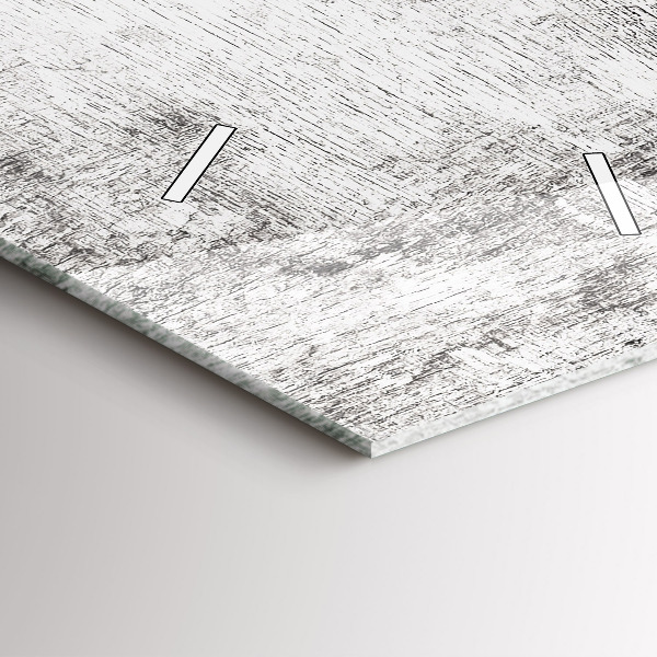 Modern vertical wall clock Ornamental plants