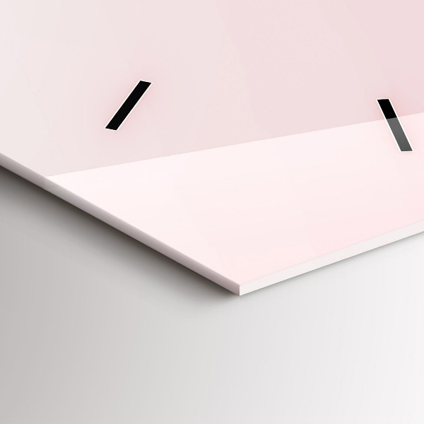 Modern vertical wall clock The inscription Love yourself