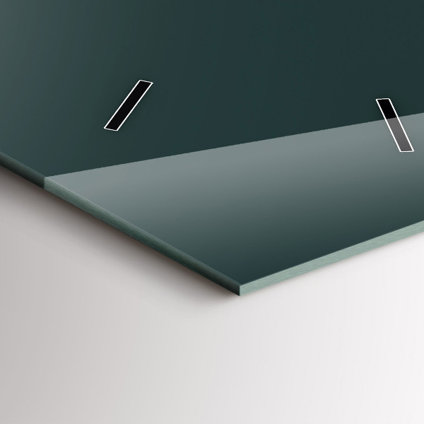 Modern vertical wall clock Line art of the city of Brno