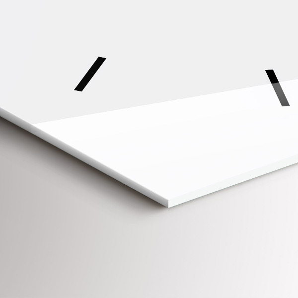 Modern vertical wall clock The inscription Be yourself