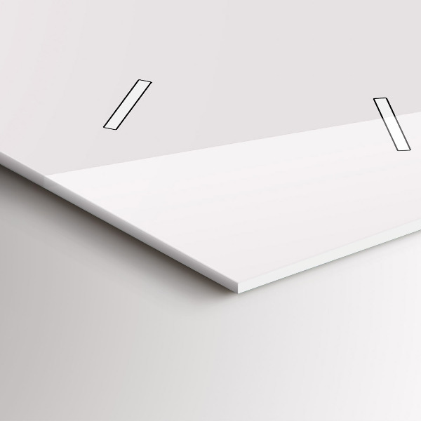 Modern vertical wall clock Rhinoceros line art