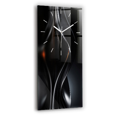 Modern vertical wall clock Abstraction