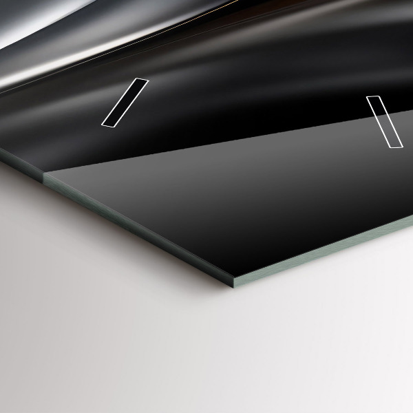 Modern vertical wall clock Abstraction