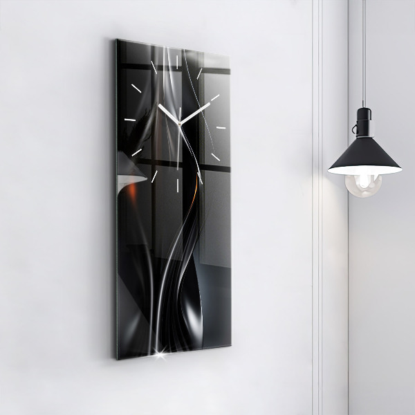 Modern vertical wall clock Abstraction