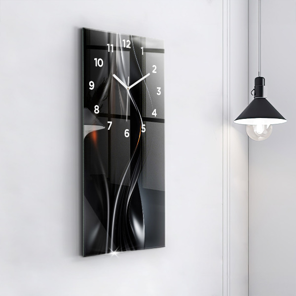 Modern vertical wall clock Abstraction
