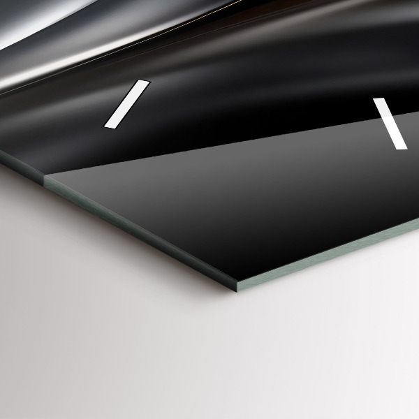 Modern vertical wall clock Abstraction