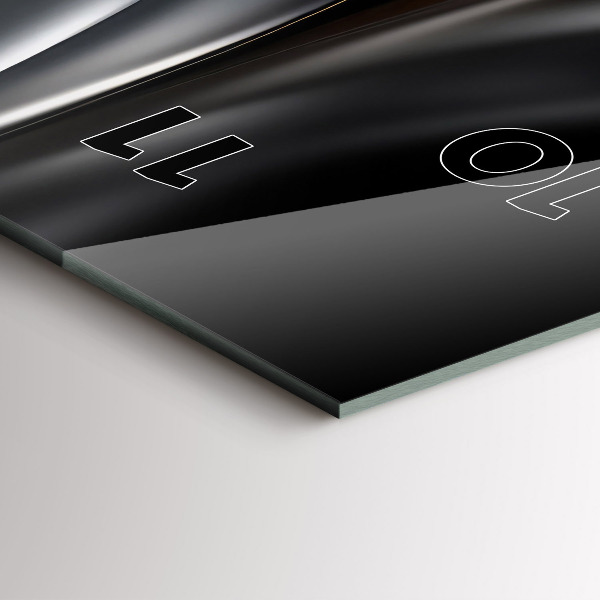 Modern vertical wall clock Abstraction