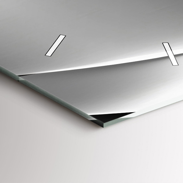 Modern vertical wall clock Silver abstraction