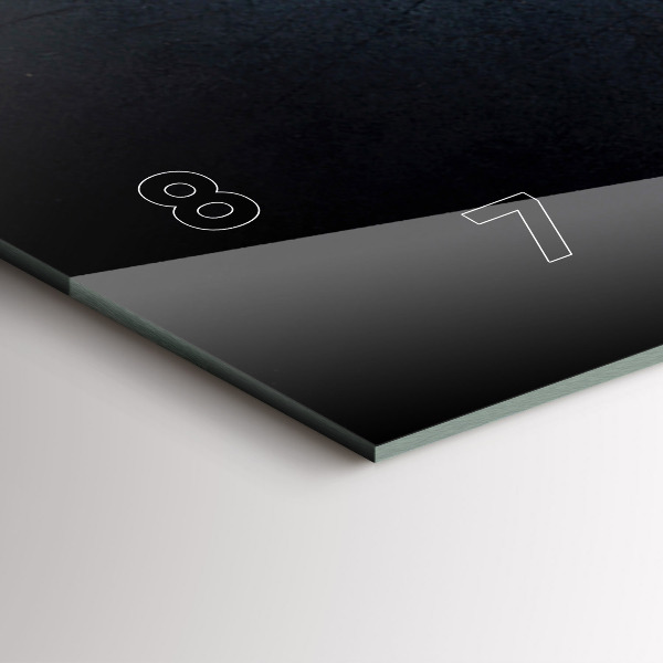 Glass wall clock rectangular Vegetables