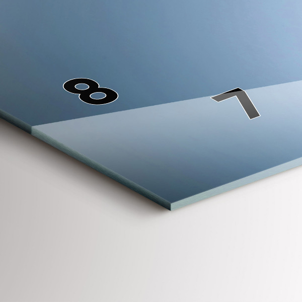 Glass wall clock rectangular Glass of wine