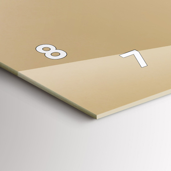 Glass wall clock rectangular Owl - a sign of wisdom