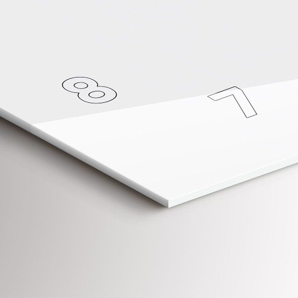 Glass wall clock rectangular Last Days of Vacation Fashion