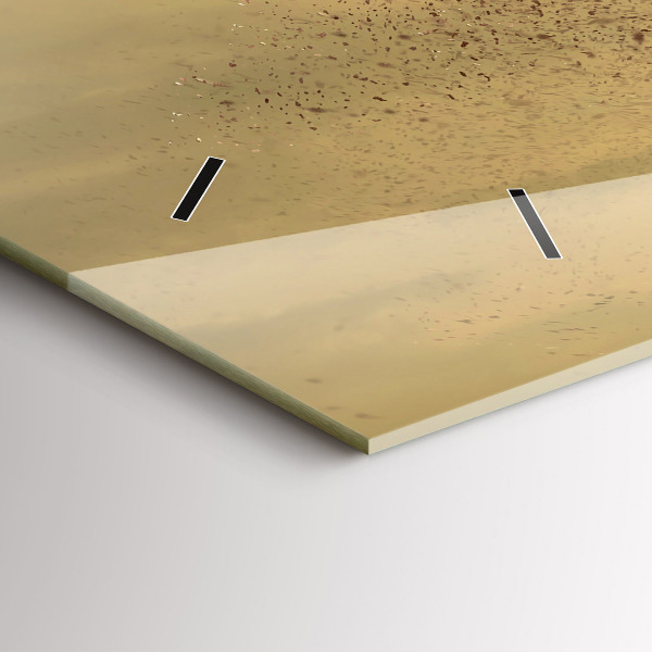 Glass wall clock rectangular Woman in figure