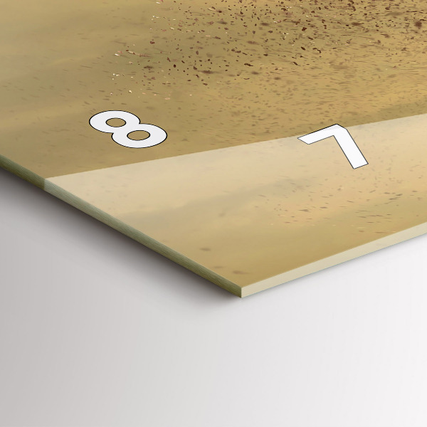 Glass wall clock rectangular Woman in figure