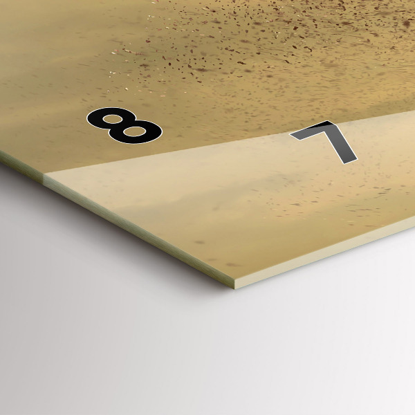 Glass wall clock rectangular Woman in figure