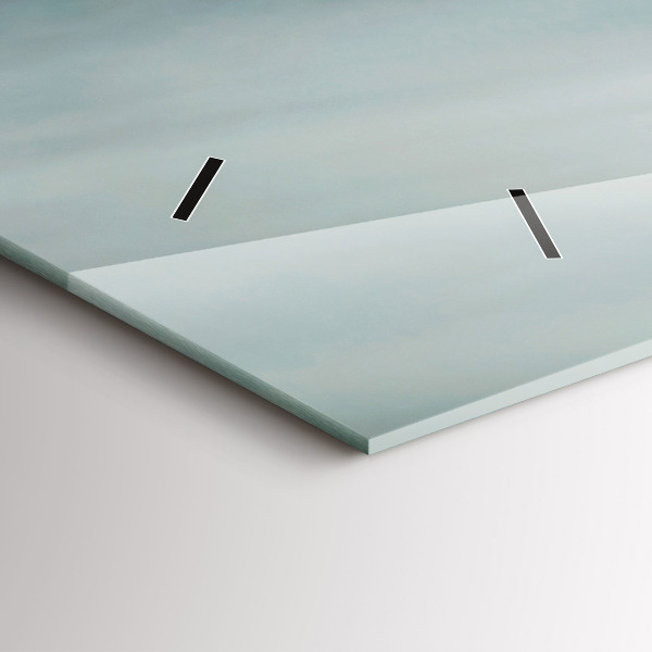 Glass wall clock rectangular Motor Style Adrenaline