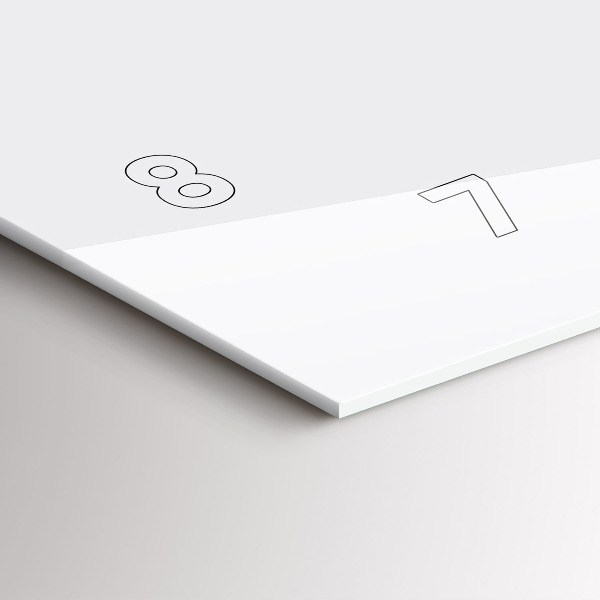 Glass wall clock rectangular A sensual tango full of emotions