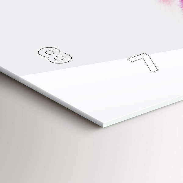 Glass wall clock rectangular Women in colorful dresses