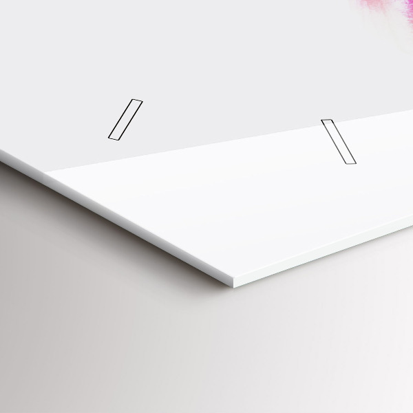 Glass wall clock rectangular Women in colorful dresses