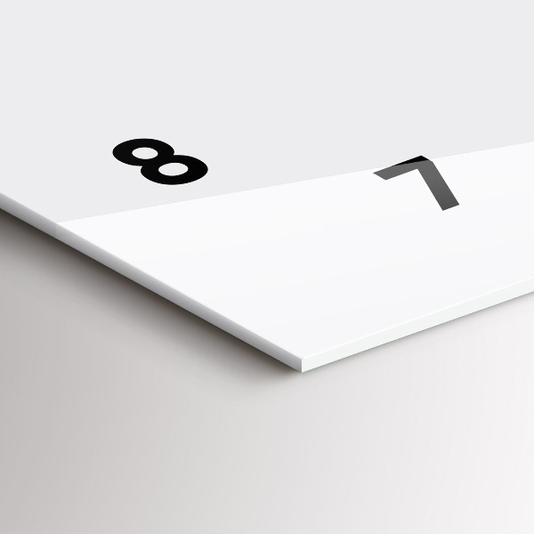 Glass wall clock rectangular Fashionable girls