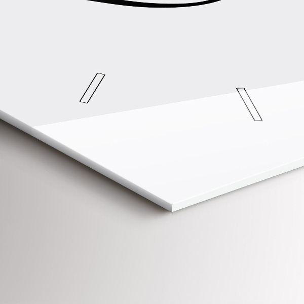 Glass wall clock rectangular The inscription Travel