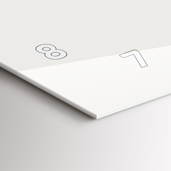 Glass wall clock rectangular Jazz in New York